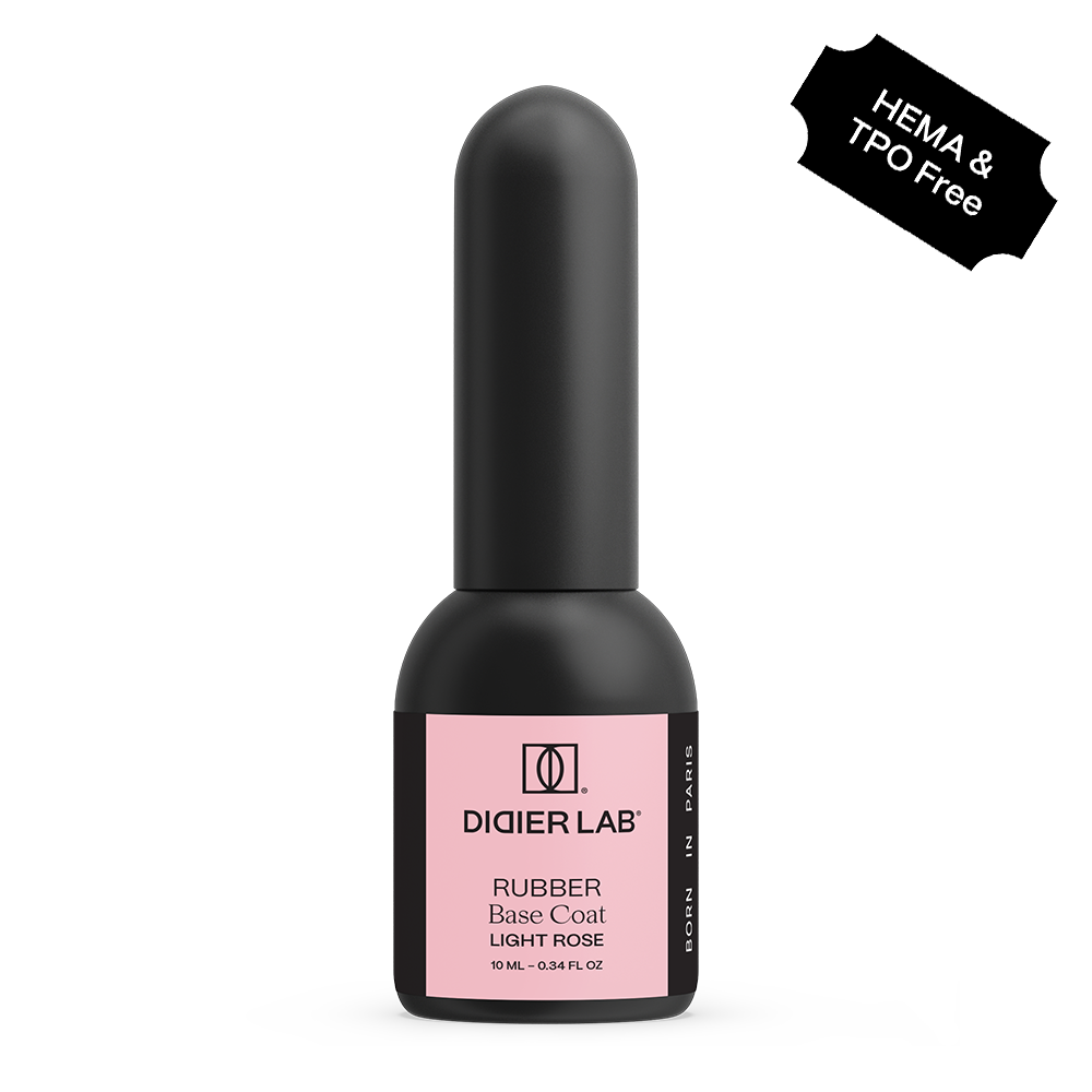 Gel Polish Rubber Base Coat, Didier Lab, Light Rose, 10 ml