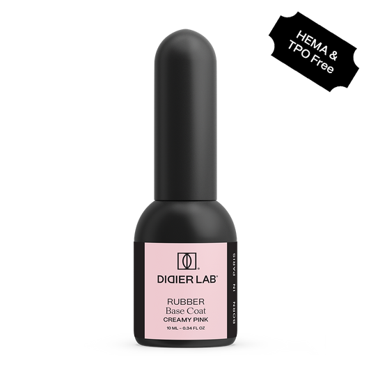 Gel Polish Rubber Base Coat, Creamy Pink 10 ml