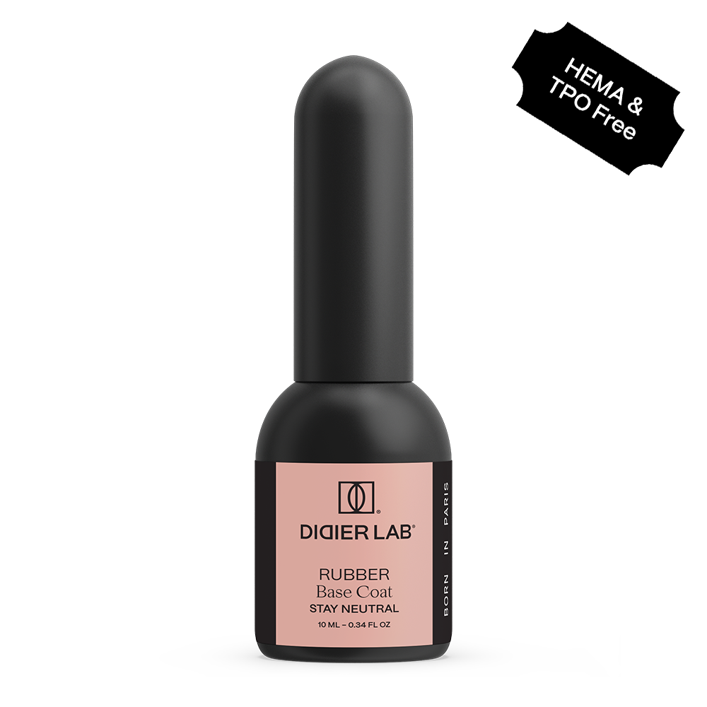 Gel Polish, Rubber Base Coat, Stay Neutral, HEMA and TPO Free, 10ml