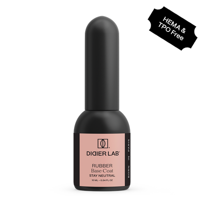 Gel Polish, Rubber Base Coat, Stay Neutral, HEMA and TPO Free, 10ml