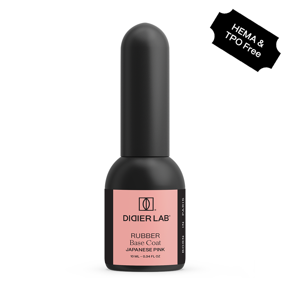 Gel Polish, Rubber Base Coat, Japanese Pink, HEMA and TPO Free, 10ml