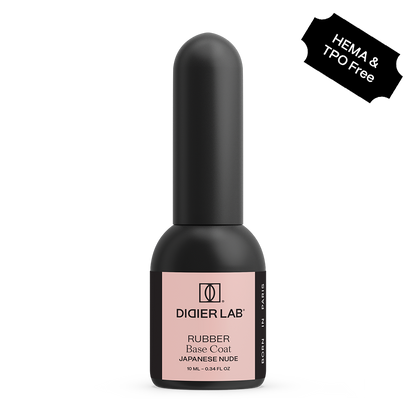 Gel Polish, Rubber Base Coat, Japanese Nude, HEMA and TPO Free, 10ml