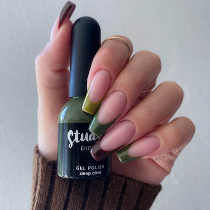 Gel Polish Studios Didier Lab, Deep Olive, HEMA & TPO Free, 8 ml