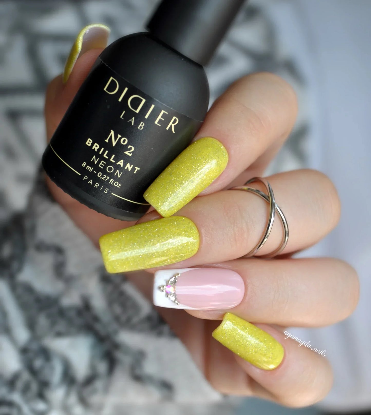 Gel Polish Brillant NEON, Didier Lab, No. 2, HEMA and TPO free, 8 ml
