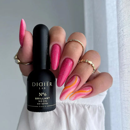 Gel Polish Brillant NEON, Didier Lab, No. 6, HEMA and TPO free, 8 ml