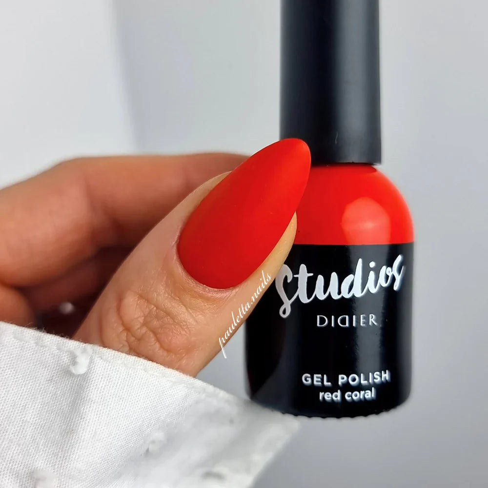 Gel Polish Studios Didier Lab, Red Coral, TPO free, 8 ml