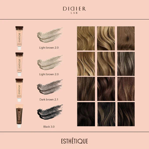 Midi eyebrow tint set, "Didier Lab Esthétique"