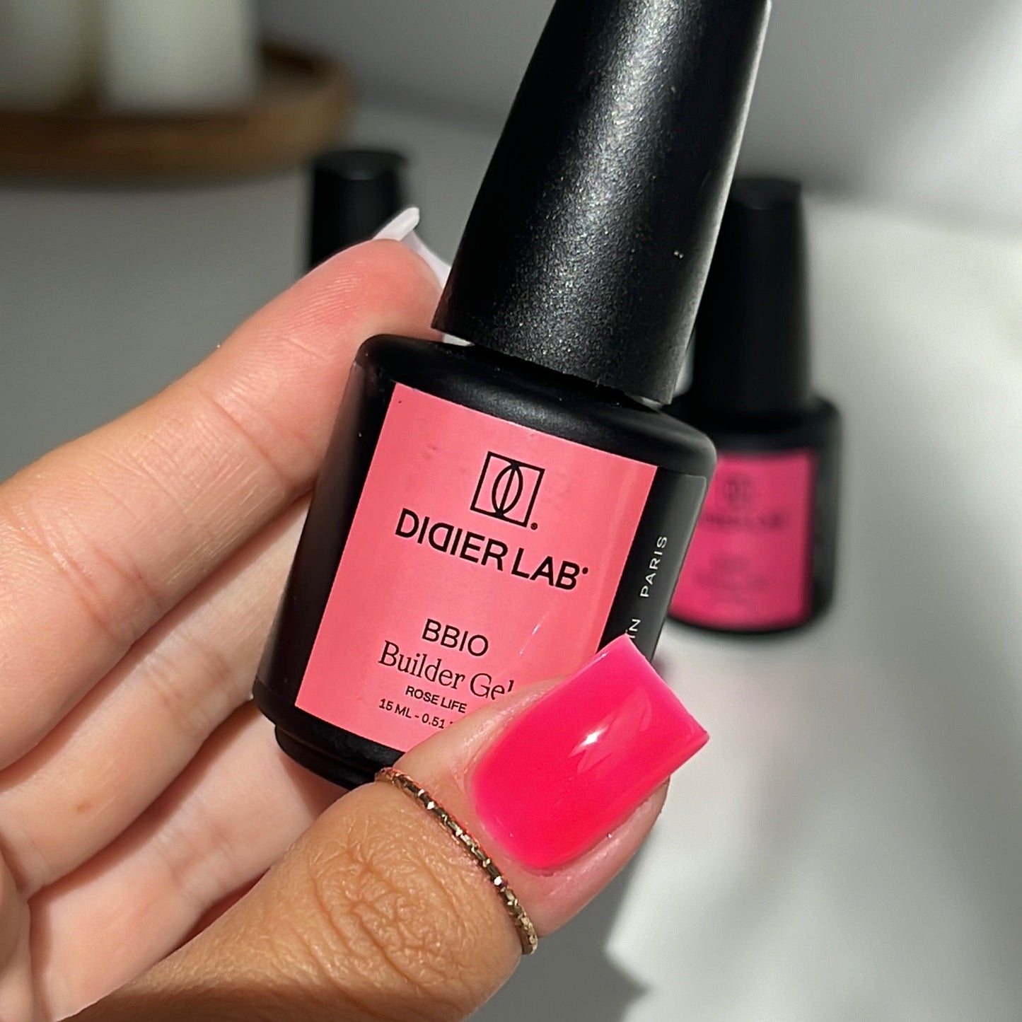 Builder Gel BBIO, Didier Lab, Rose Life, HEMA and TPO free, 15ml