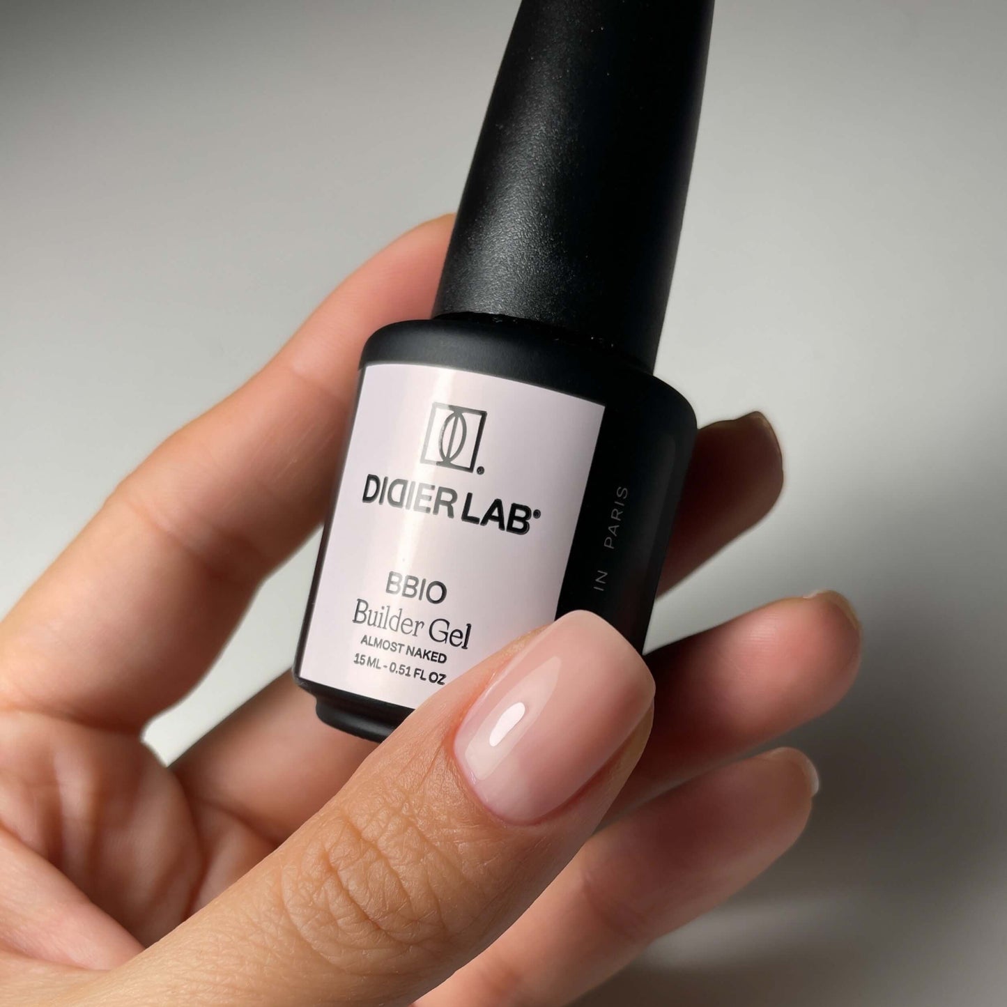 Builder Gel BBIO, Didier Lab, Almost Naked, HEMA and TPO free, 15ml