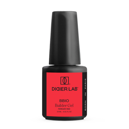 Builder Gel BBIO, Didier Lab, Ferrary Red, HEMA and TPO free, 15ml