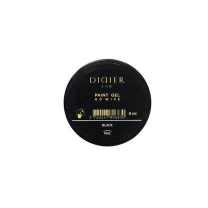 No wipe paint gel "Didier lab", black, 8ml - LABORATOIRES DIDIER