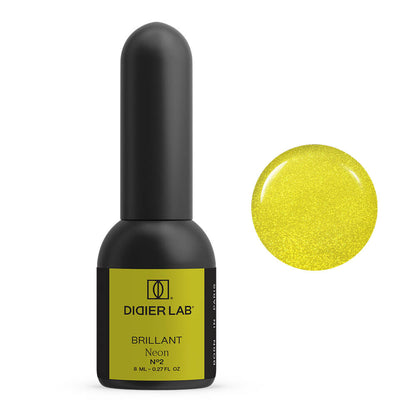 Gel Polish Brillant NEON, Didier Lab, No. 2, HEMA and TPO free, 8 ml