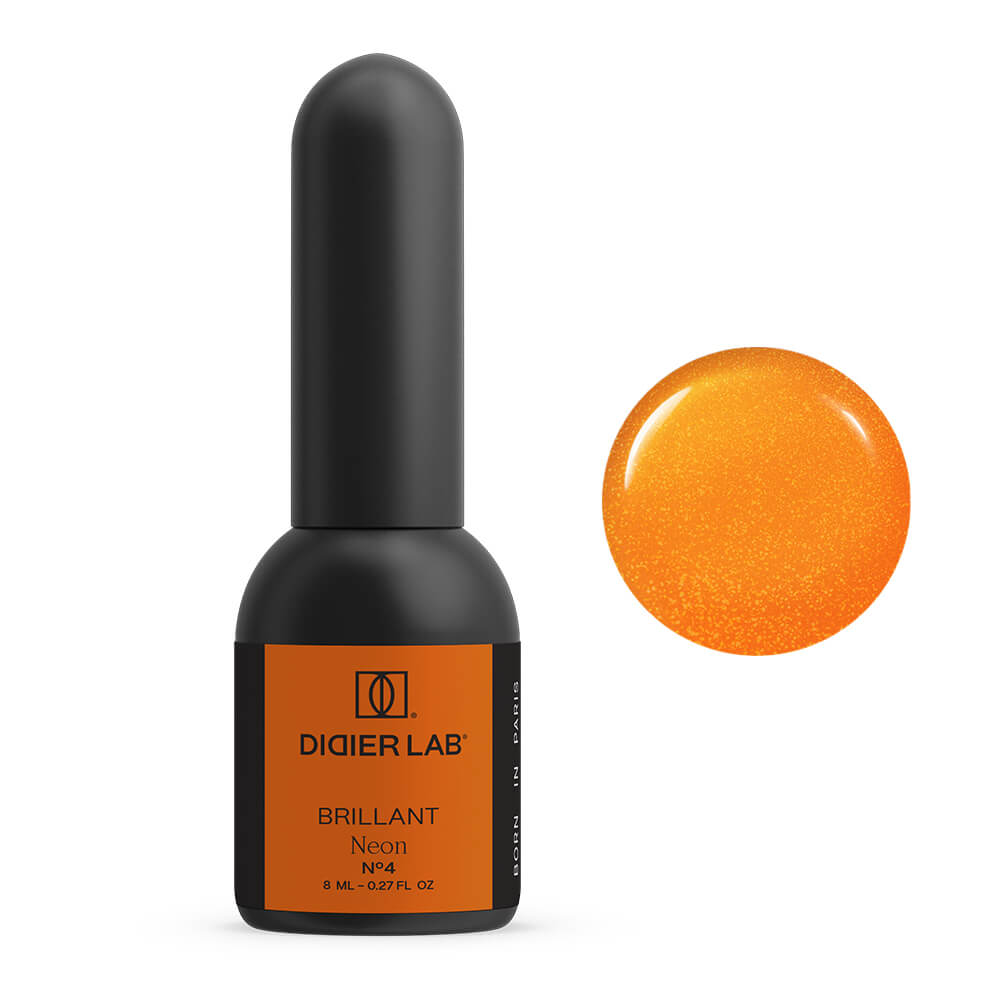 Gel Polish Brillant NEON, Didier Lab, No. 4, HEMA and TPO free, 8 ml