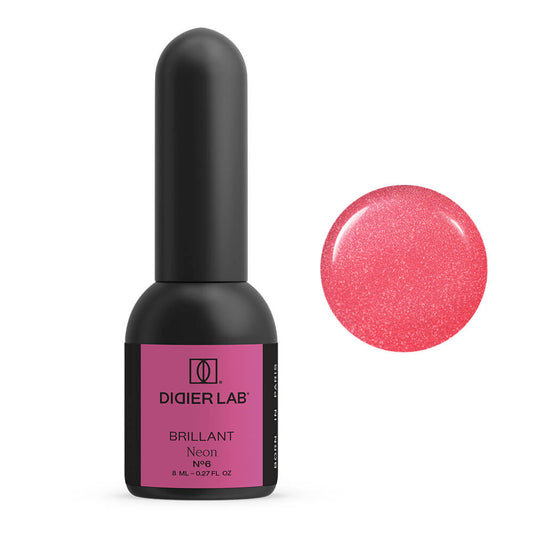 Gel Polish Brillant NEON, Didier Lab, No. 6, HEMA and TPO free, 8 ml