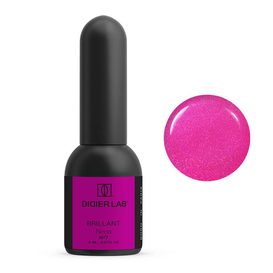Gel Polish Brillant NEON, Didier Lab, No. 7, HEMA and TPO free, 8 ml