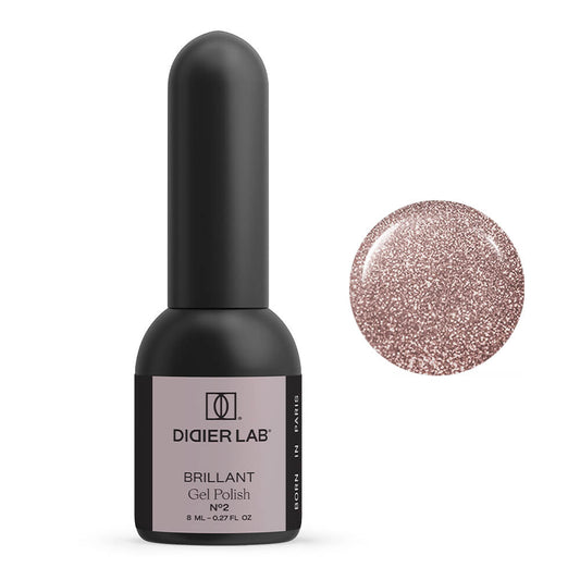 Gel Polish Brillant, Didier Lab, No. 2, HEMA and TPO free, 8 ml