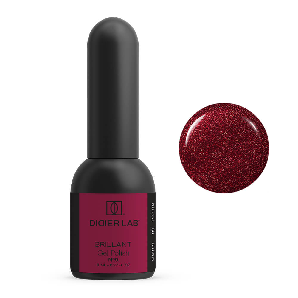 Gel Polish Brillant, Didier Lab, No. 9, HEMA and TPO free, 8 ml