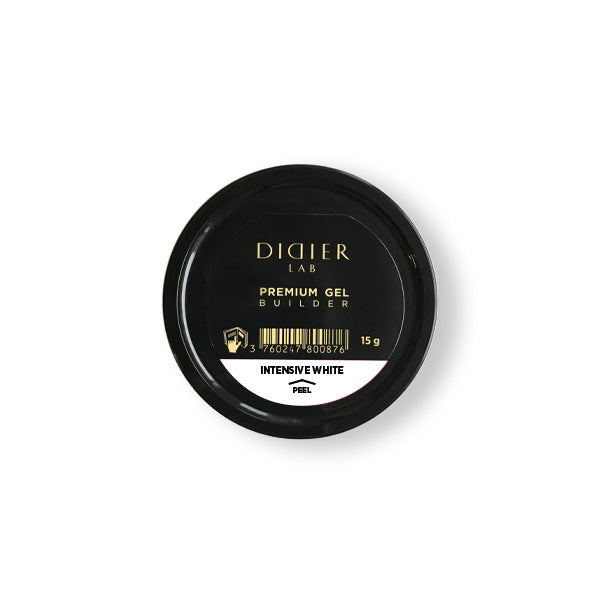 Premium Builder Gel, Didier Lab, Intensive White, 15 g