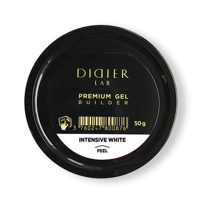 Premium Builder Gel, Didier Lab, Intensive White, 50 g