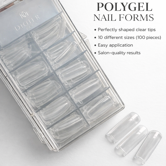 Polygel Nail forms "Didier Lab", 100psc