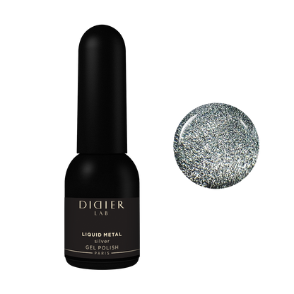 Gel Polish "Didier Lab" Liquid Metal, Silver, HEMA and TPO free