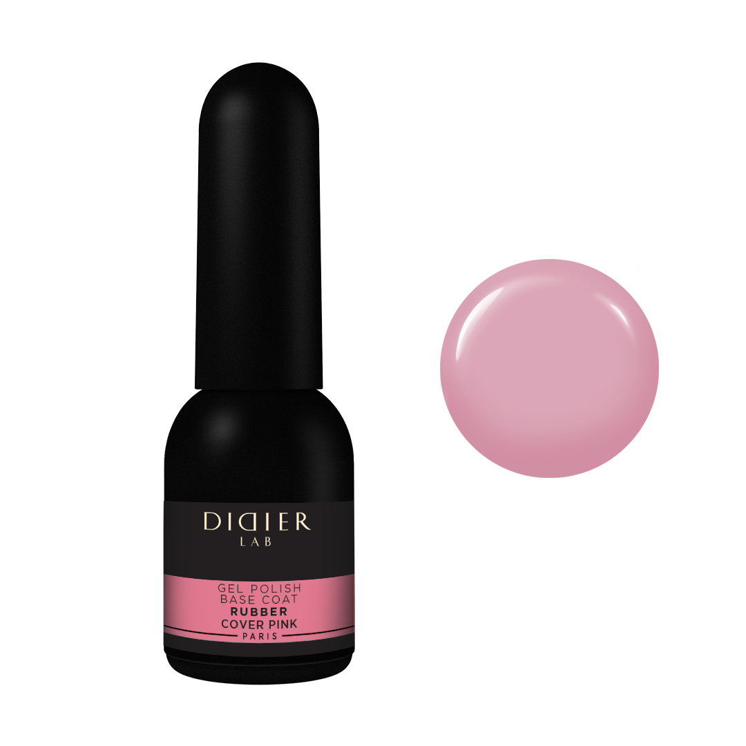 Gel polish, Rubber base coat, Cover Pink, 10ml - LABORATOIRES DIDIER