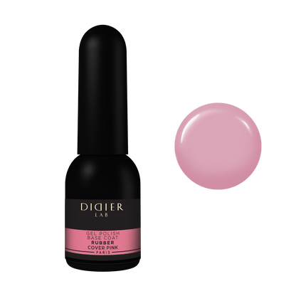 Gel polish, Rubber base coat, Cover Pink, 10ml - LABORATOIRES DIDIER