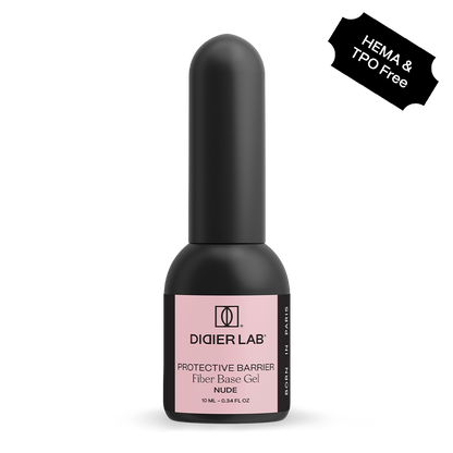 Fiber Base Coat, Didier Lab, Nude, HEMA and TPO Free, 10 ml