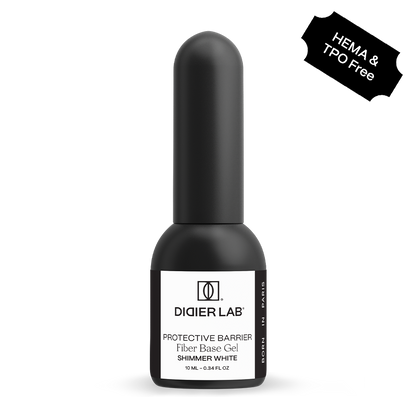Fiber Base Coat, Didier Lab, Shimmer White, 10 ml