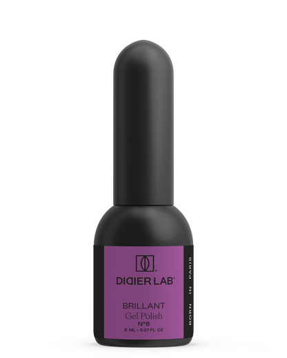 Gel Polish Brillant, Didier Lab, No. 8, HEMA and TPO free, 8 ml