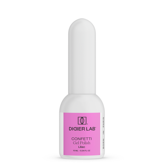 Gel Polish Confetti, Didier Lab, Lilac