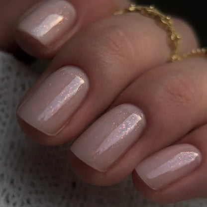 UV Top Coat No Wipe, Glitter Pink, Hema & TPO Free, DidierLab, 10ml