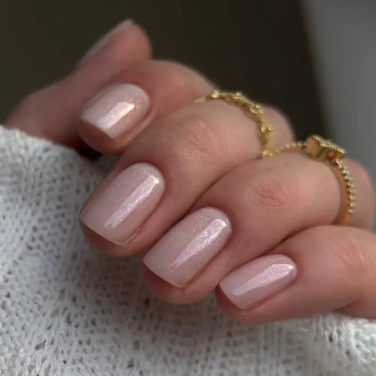 UV Top Coat No Wipe, Glitter Pink, Hema & TPO Free, DidierLab, 10ml