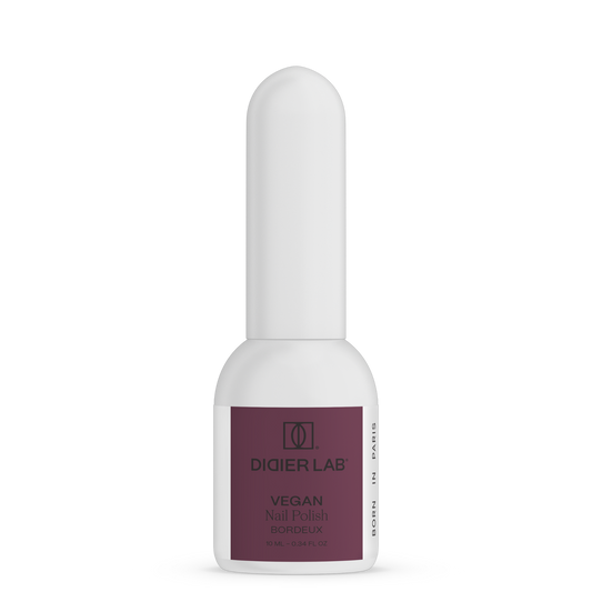 Green Reactive Vegan Nail Polish, Didier Lab, Bordeux, HEMA and TPO free, 10 ml