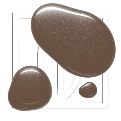 Green Reactive Vegan Nail Polish, Didier Lab, Brown Mist, HEMA and TPO free, 10 ml