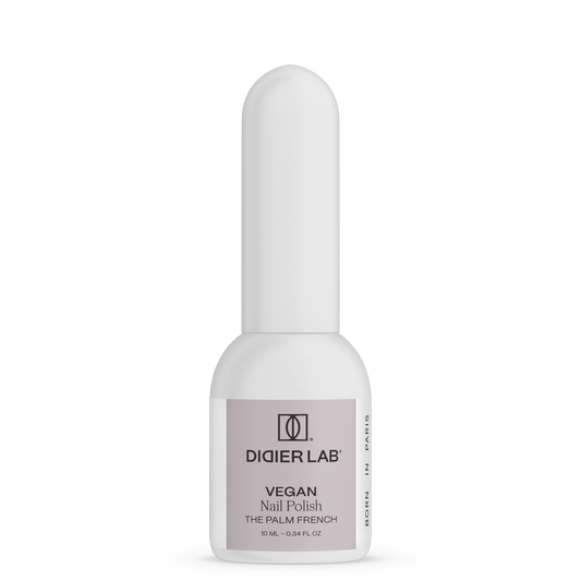 Green Reactive Vegan Nail Polish, Didier Lab, The Palm French, HEMA and TPO free, 10 ml