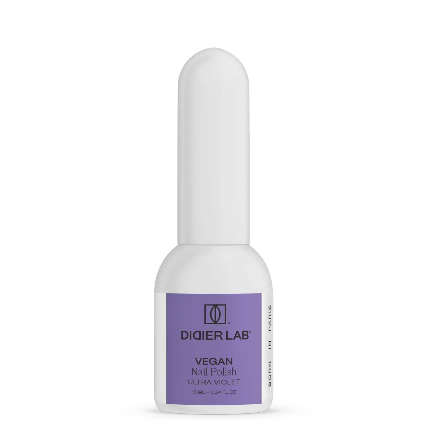 Green Reactive Vegan Nail Polish, Didier Lab, Ultra Violet, HEMA and TPO free, 10 ml
