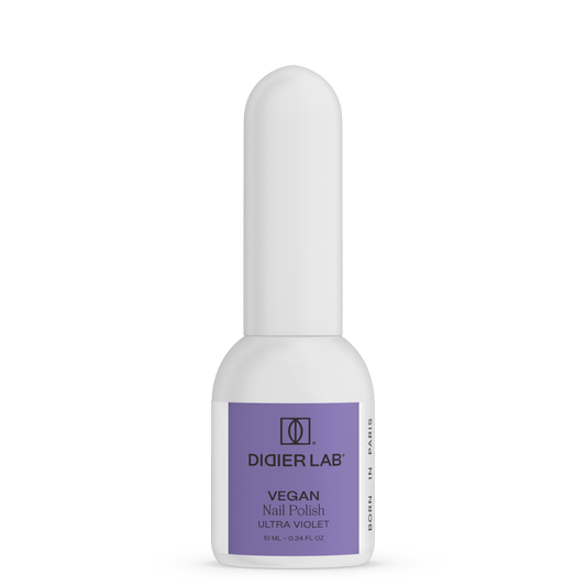 Green Reactive Vegan Nail Polish, Didier Lab, Ultra Violet, HEMA and TPO free, 10 ml