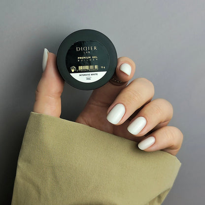 Premium Builder Gel, Didier Lab, Intensive White, 50 g
