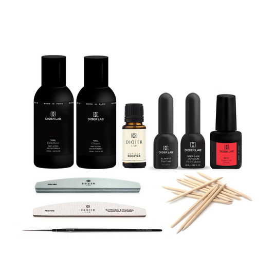 Beginner’s Quick Nail Strengthening Set with BBIO Builder Gel Ferrari Red, Didier Lab
