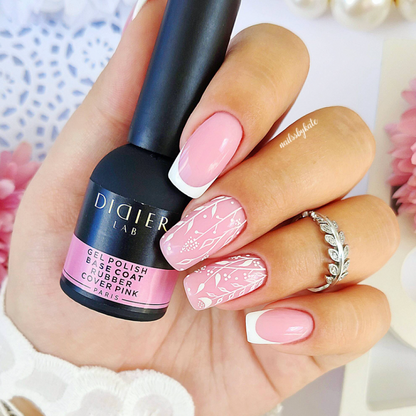 Gel polish, Rubber base coat, Cover Pink, 10ml - LABORATOIRES DIDIER