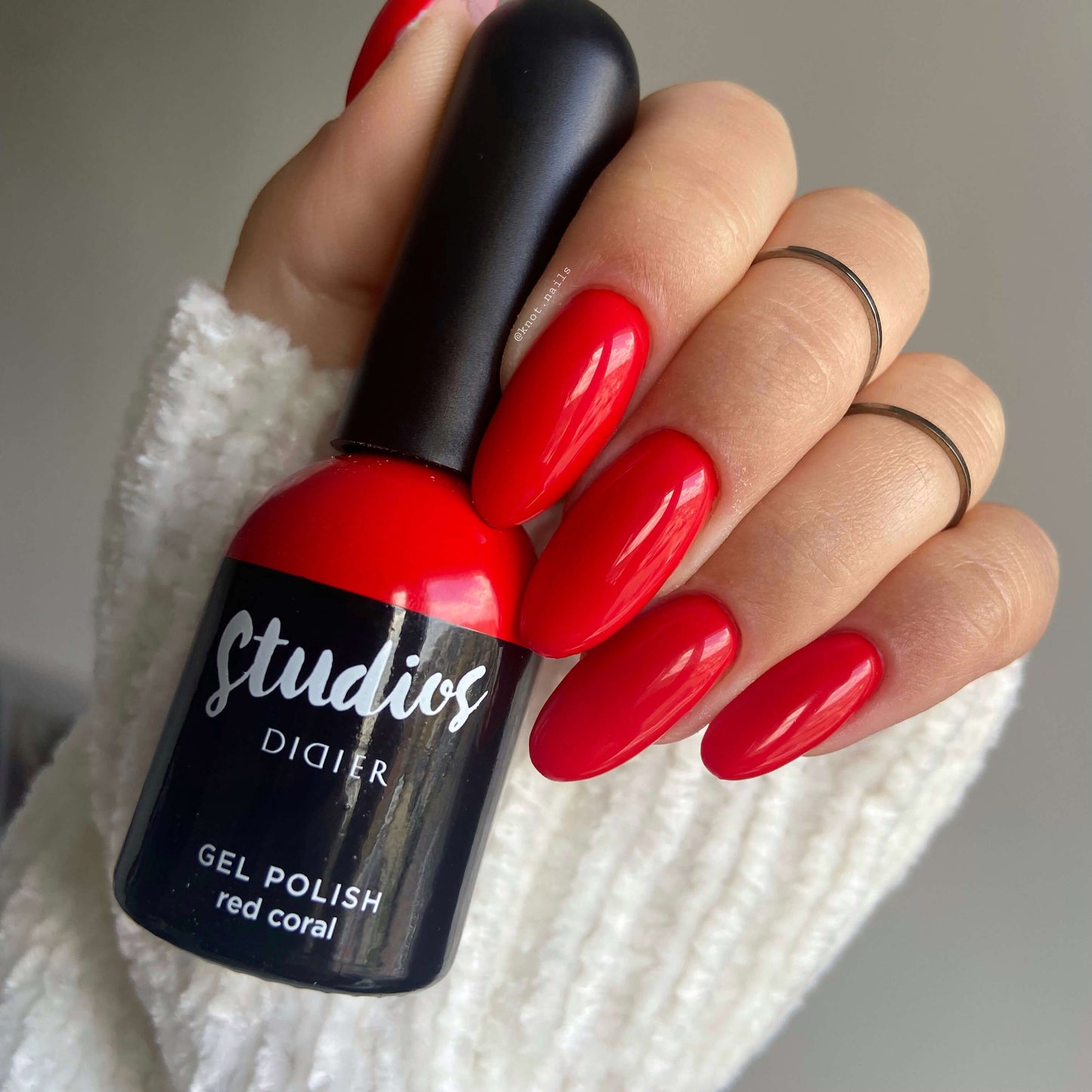 Gel Polish Studios Didier Lab, Red Coral, TPO free, 8 ml