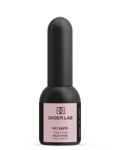 UV Top Coat No Wipe, Didier Lab, Milky Pink, 8ml