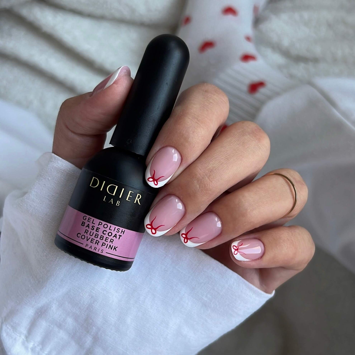 UV Rubber Base Coat, Cover Pink, HEMA and TPO Free, 10 ml