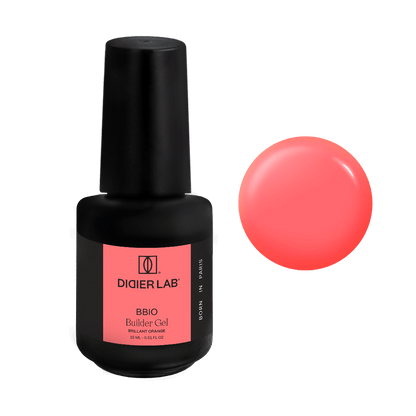 Builder Gel BBIO, Didier Lab, Brillant Orange, HEMA and TPO free, 15ml