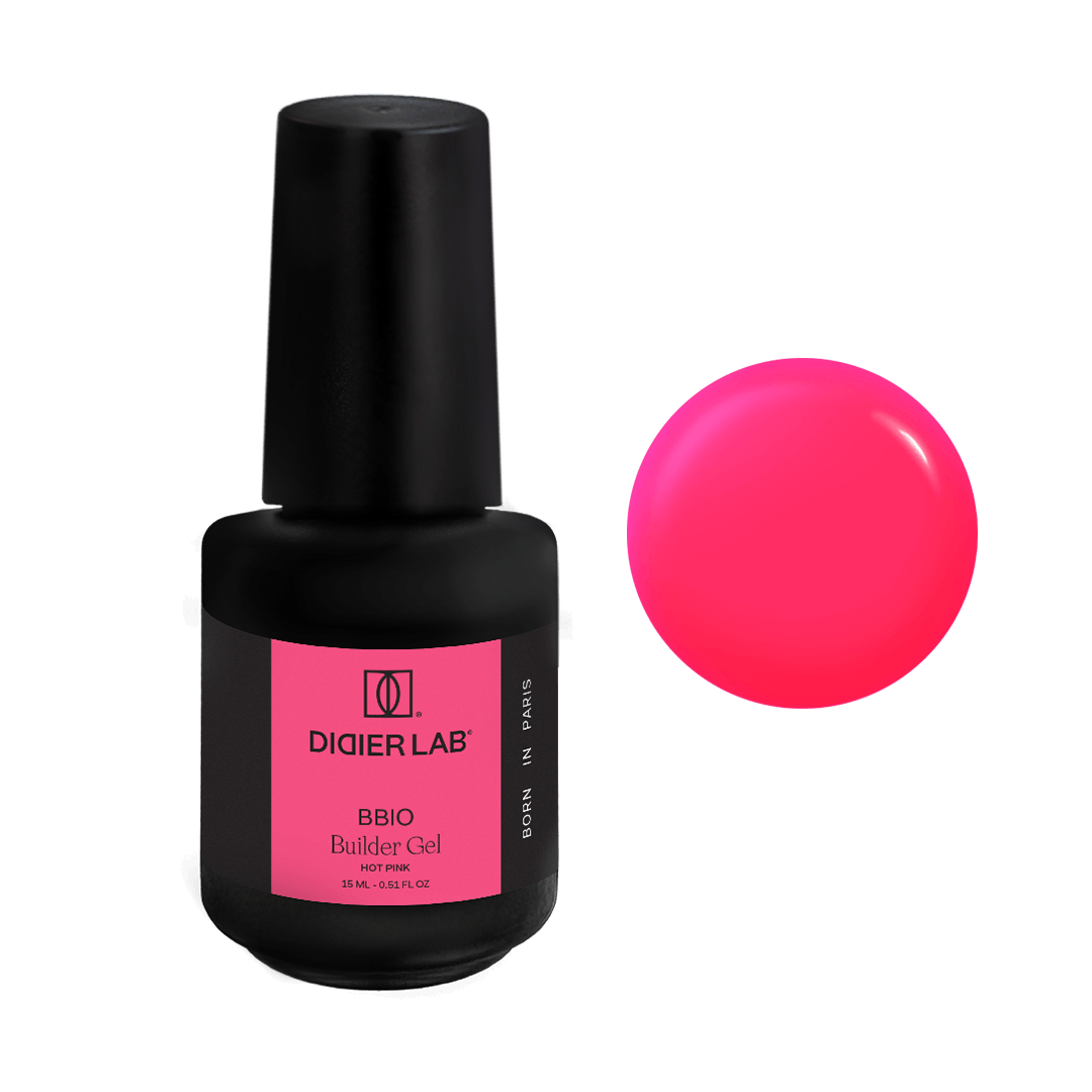 Builder Gel BBIO, Didier Lab, Hot Pink, HEMA and TPO free, 15ml