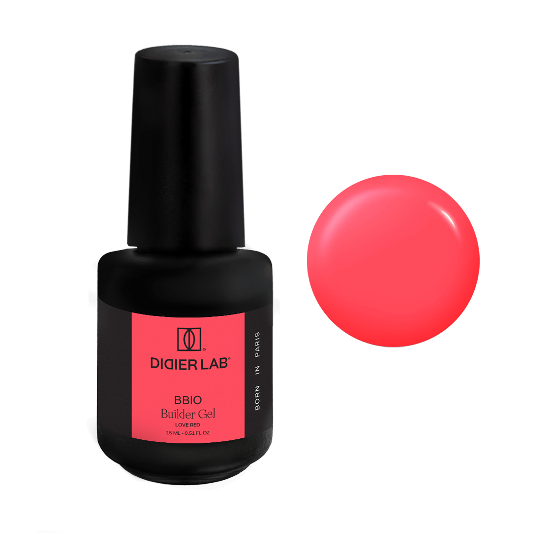 Builder Gel BBIO, Didier Lab, Love Red, HEMA and TPO free, 15ml