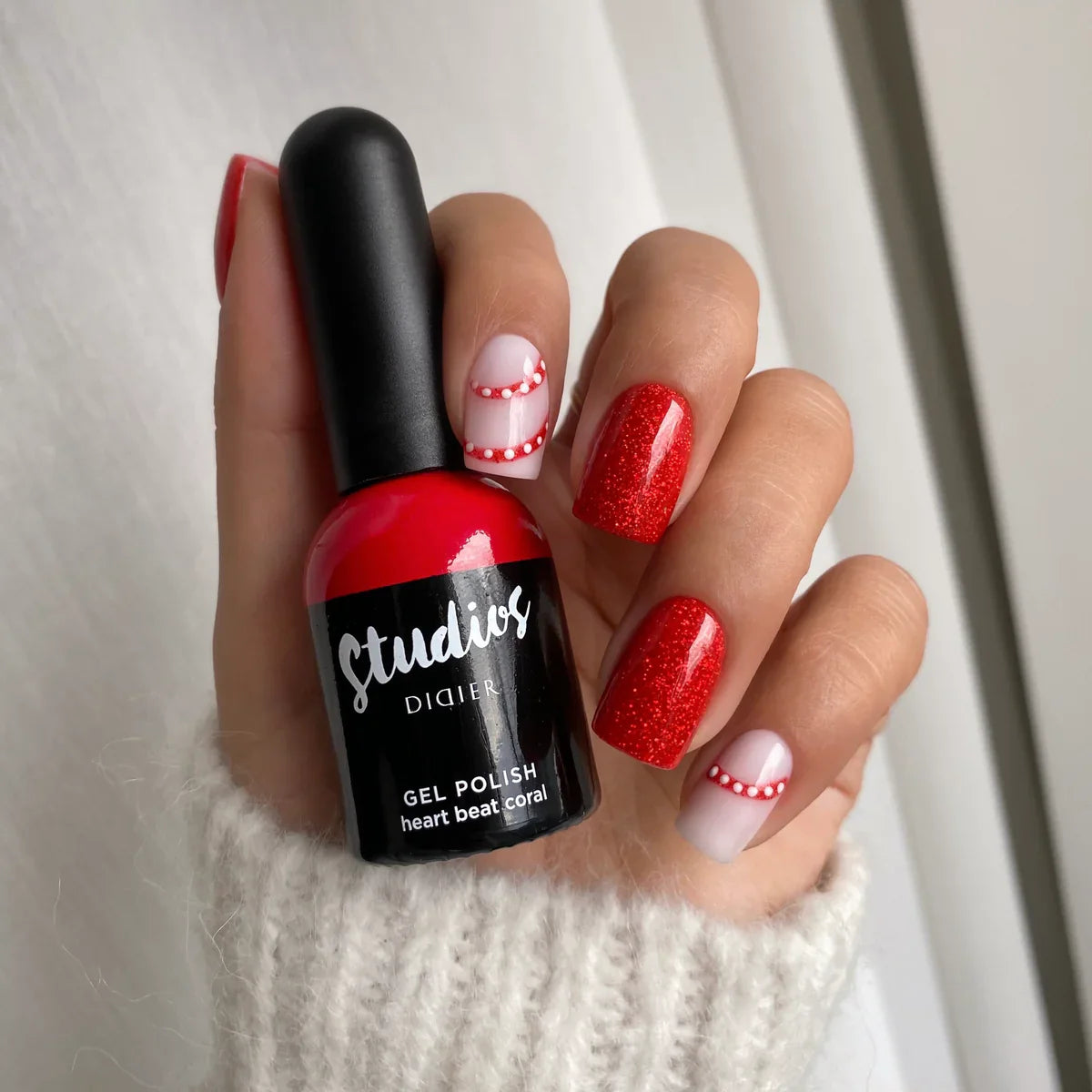 Gel Polish Studios Didier Lab, Heart Beat Coral, TPO free, 8 ml