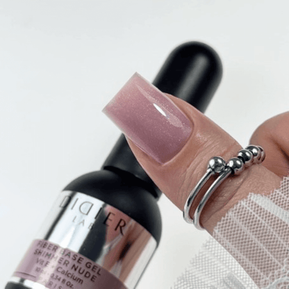 Fiber Base Coat, Didier Lab, Shimmer Nude, HEMA and TPO Free, 10 ml