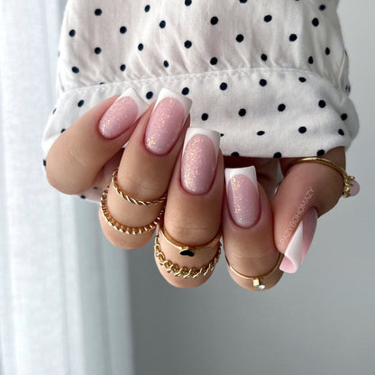 For short nails, Rubber Base Foil, Pink, TPO free, 10 ml